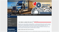 Desktop Screenshot of canadianwheel.com