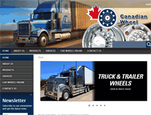 Tablet Screenshot of canadianwheel.com